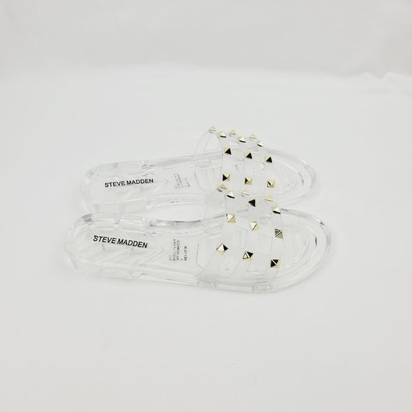 Steve madden clear studded slide Sandals - Picture 5 of 8
